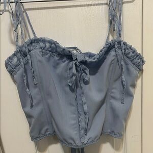 Light Blue corset top